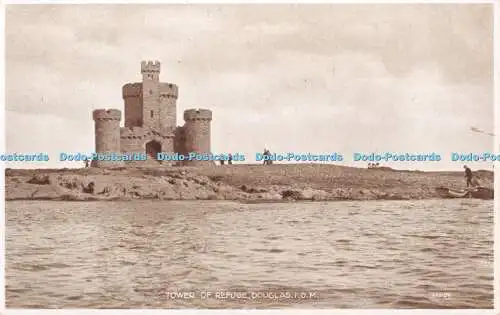 R363746 Tower Of Refuge Douglas I O M 3561 J V Valentines Photo Brown Series