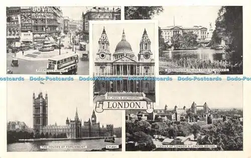 R365080 London The Houses of Parliament Piccadilly Circus Lansdowne Verlag M