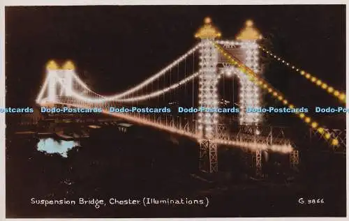 R361888 Hängebrücke Chester Illuminations G 3866 Valentines RP