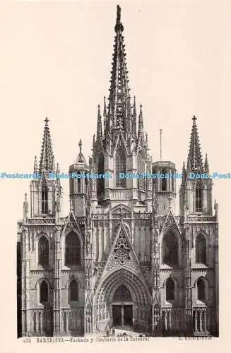 R361917 535 Barcelona Fachada y Cimborio de la Catedral L Roisin