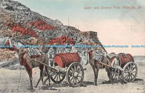 R365143 Wasserwagen Dampfgarer Point Aden No 24 I Benghiat Hotel de l Europe Turkis