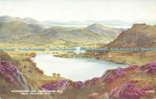 R365150 Windermere and Morecambe Bay From Gummers How Valentine Art Farbe E H T