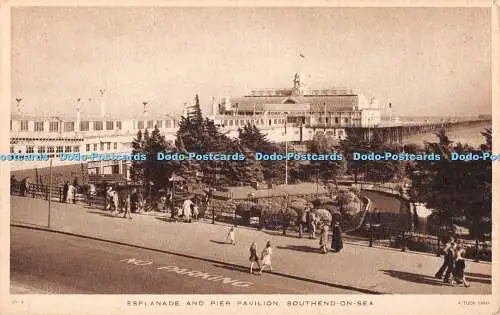 R363831 Esplanade And Pier Pavilion Southend On Sea S D 9 Raphael Tuck and Sons