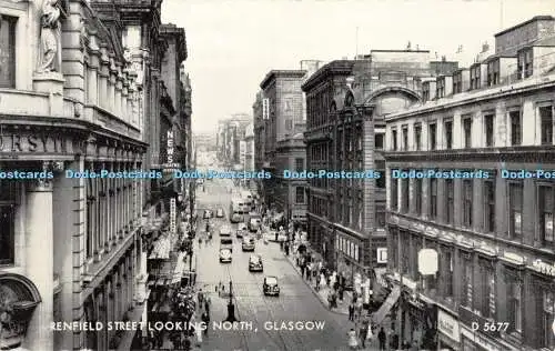 R365165 Glasgow Renfield Street Looking North Valentine Silveresque 3059 V Style