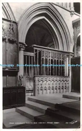 R366694 Hexam Abbey Prior Leschman Chantry Walter Scott RP 1955