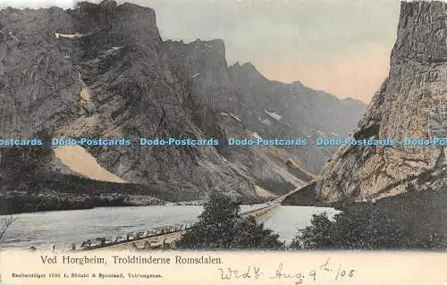 R368274 Ved Horgheim Troldtinderne Romsdalen Eneberettiget L Sodahl and Sponland