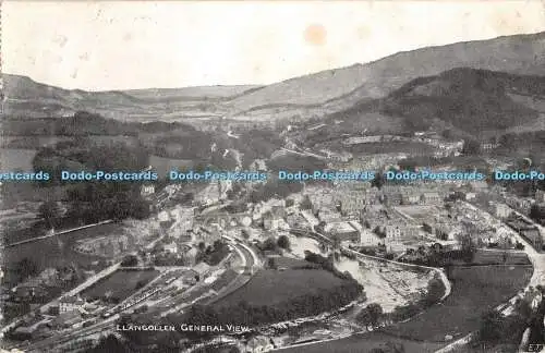 R363857 Llangollen General View Hugh Jones Advertiser Office 1908