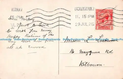 R366716 Ein kleines Baby ohne Kleidung Postkarte 1925