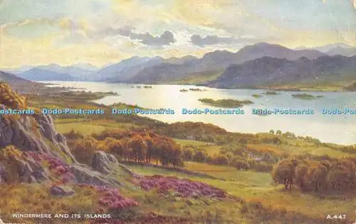 R368303 Windermere and Its Islands Valentine Art Farbe Edward H Thompson