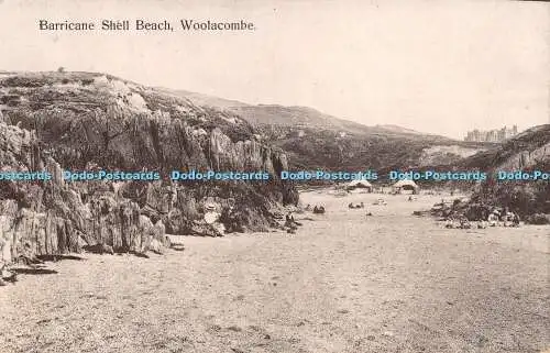 R368336 Woolacombe Barricane Shell Beach The Ilfracombe Chronicle Series 1919