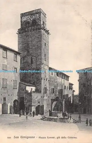 R362017 580 San Gimignano Piazza Cavour gia della Cisterna Ditta S Venturini Auto