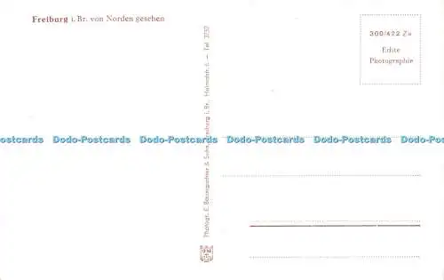 R365236 Freiburg i Br von Norden Gesehen Fotograf E Baumgartner und Sohn G M T RP