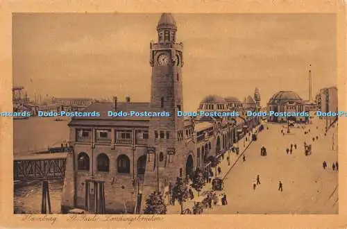 R368343 Hamburg St Pauli Landungsbrücken Postkarte