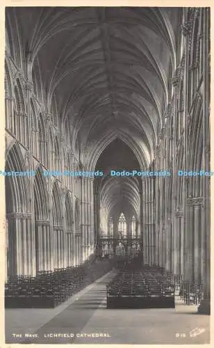 R362039 The Nave Lichfield Cathedral D15 Walter Scott RP