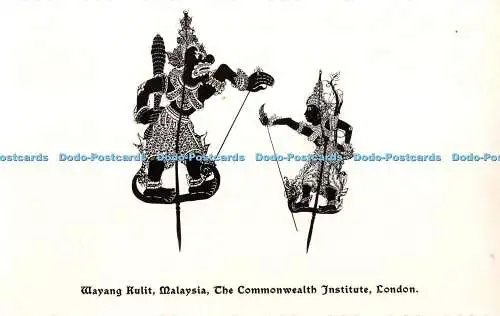 R363937 Wayang Kulit Malaysia The Commonwealth Institute London Valentine und so