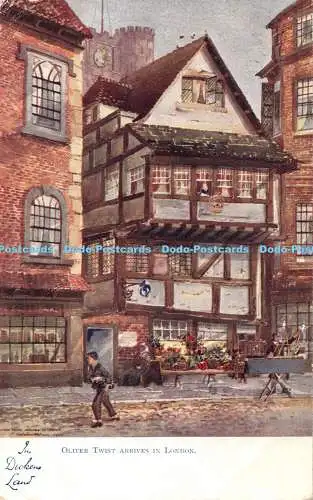 R366809 Oliver Twist kommt nach London in Dickens Land Tuck Art Series 1350 1903