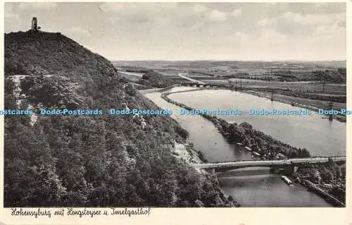 R363968 Hohensyburg mit Hengsteysee u Inselgasthof 50 Jahre Cramers Kunstanstalt