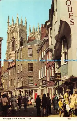 R366810 York Petergate and Minster E T W Dennis Photocolour