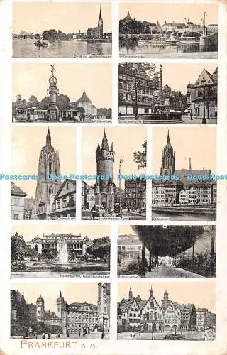 R366824 Frankfurt A M Rathaus Palmengarten Domansicht Multi View