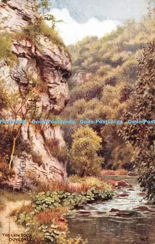 R362086 The Lion Rock Dovedale W C Salmon 3999 1952