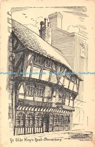 R362094 Ye Olde Kings Head Shrewsbury Roulstone Jimmy Bradick