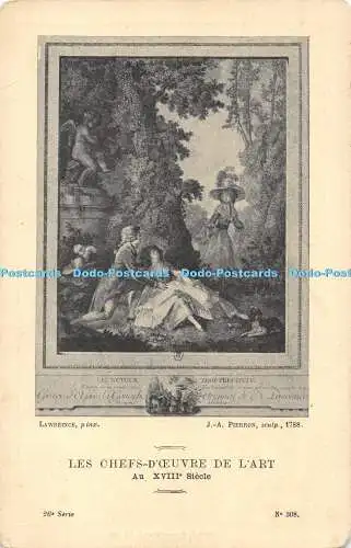 R368427 Les Chefs D Oeuvre de L Art Au XVIII siecle Lawreince Pinx J A Pierron S