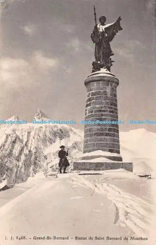 R366842 Grand St Bernard Statue de Saint Bernard de Menthon Jullien Freres J J 8