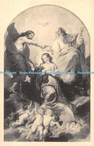 R368445 Musee de Bruxelles Le Couronnement de la Vierge Kroning van de H Maagd P