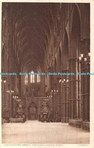 R362118 Westminster Abbey The Nave Looking East London S D