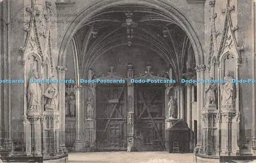 R365345 Nantes Interieur de la Cathedrale Sculptures du Grand Portail C L C 1905