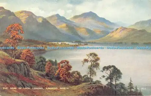 R365349 The Head of Loch Lomond Looking North Valentine Art Farbe Edward H Thom