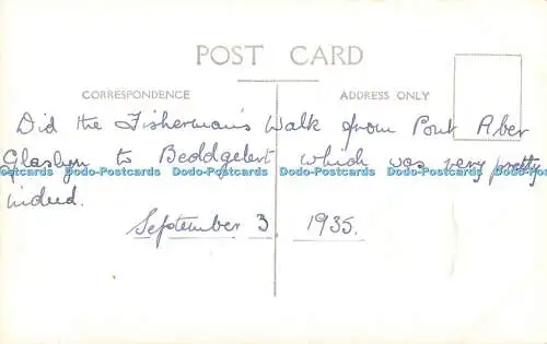 R366878 The Pass of Aberglaslyn A W H 1935