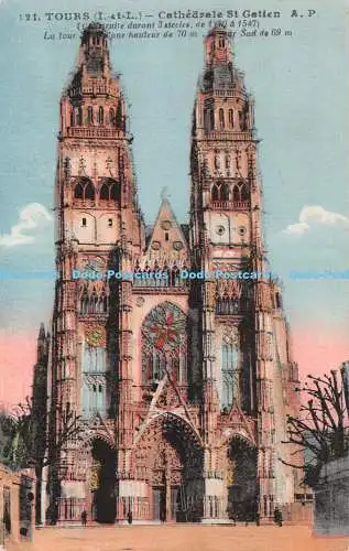 R366895 Tours Set L Kathedrale St Gatien A Papeghin E Dupre