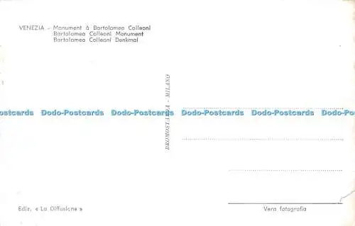 R368518 188 Venezia Monumento a Bartolomeo Colleoni Bartolomeo Colleoni Denkmal