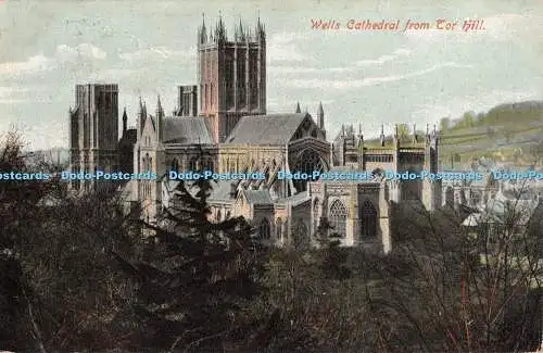 R365403 Wells Cathedral From Tor Hill E S No 1382 1909