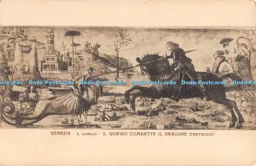 R370260 Venezia S Giorgio S Giorgio Combatte il Dragone Carpaccio