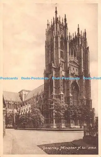 R366958 Beverley Minster N W Frith Postkarte