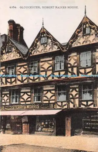 R366978 Gloucester Robert Raikes Haus Postkarte