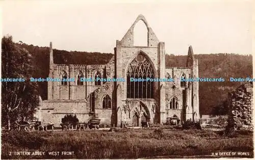 R370300 2 Tintern Abbey West Front H M Office of Works