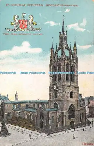 R366980 Newcastle on Tyne Town Arms St Nicholas Cathedral G D und D