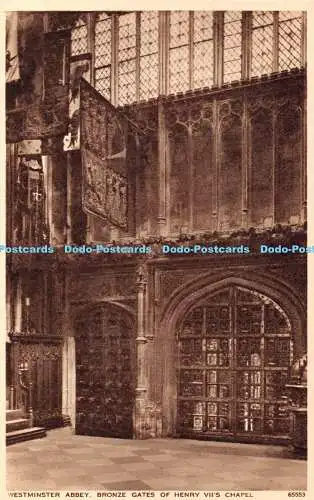 R366989 Westminster Abbey Bronze Gates of Henry VII S Chapel Photochrom