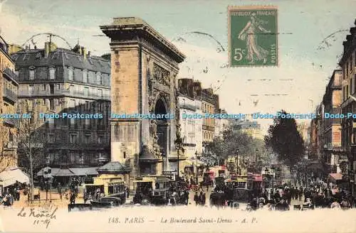 R370324 148 Paris Le Boulevard Saint Denis A P J Cormault et E Papeghin 1919