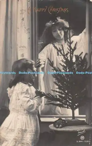 R368594 Frohe Weihnachten S 844 7290 The Rotophot Postkarte 1903