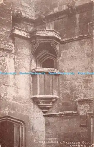 R368613 Outdoor Kanzel Magdalen Coll Oxford P R P C 1916