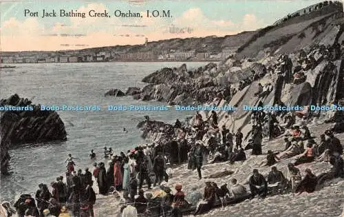 R365006 I O M Onchan Port Jack Bathing Creek M und L National Series 1924