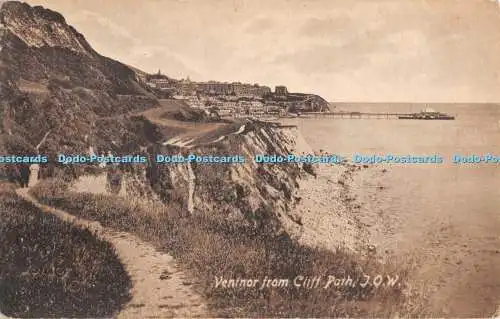 R370373 Ventnor aus Cliff Path I O W Valentines Serie 1919