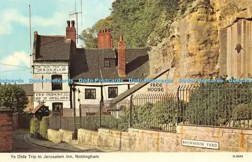 R365516 Nottingham Ye Olde Trip to Jerusalem Inn E T W Dennis Photocolour