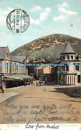 R368652 The Village Penmaenmawr C W Faulkner Serie 436 A 1914