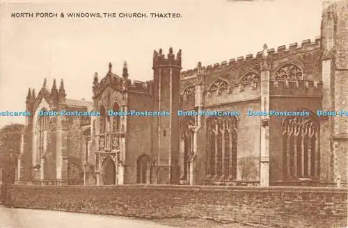 R370394 North Porch and Windows The Church Thaxted W C White 14467 2207 Tobaccon