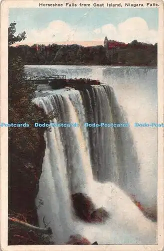 R367088 Niagarafälle Hufeisenfälle von Goat Island